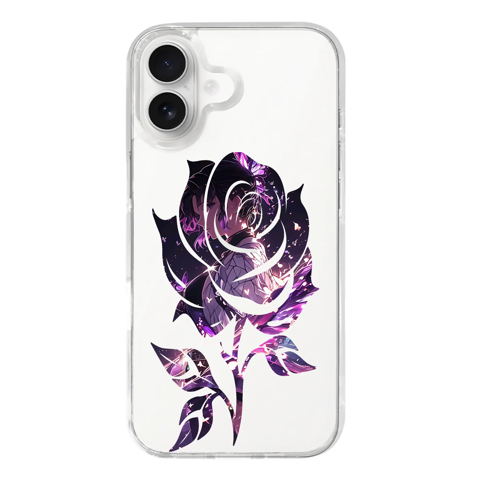 鬼滅の刃 グッズ,胡蝶 しのぶ - iPhone 17シリーズ 透明スマホケース – 薄型・耐衝撃・精密フィット保護カバー